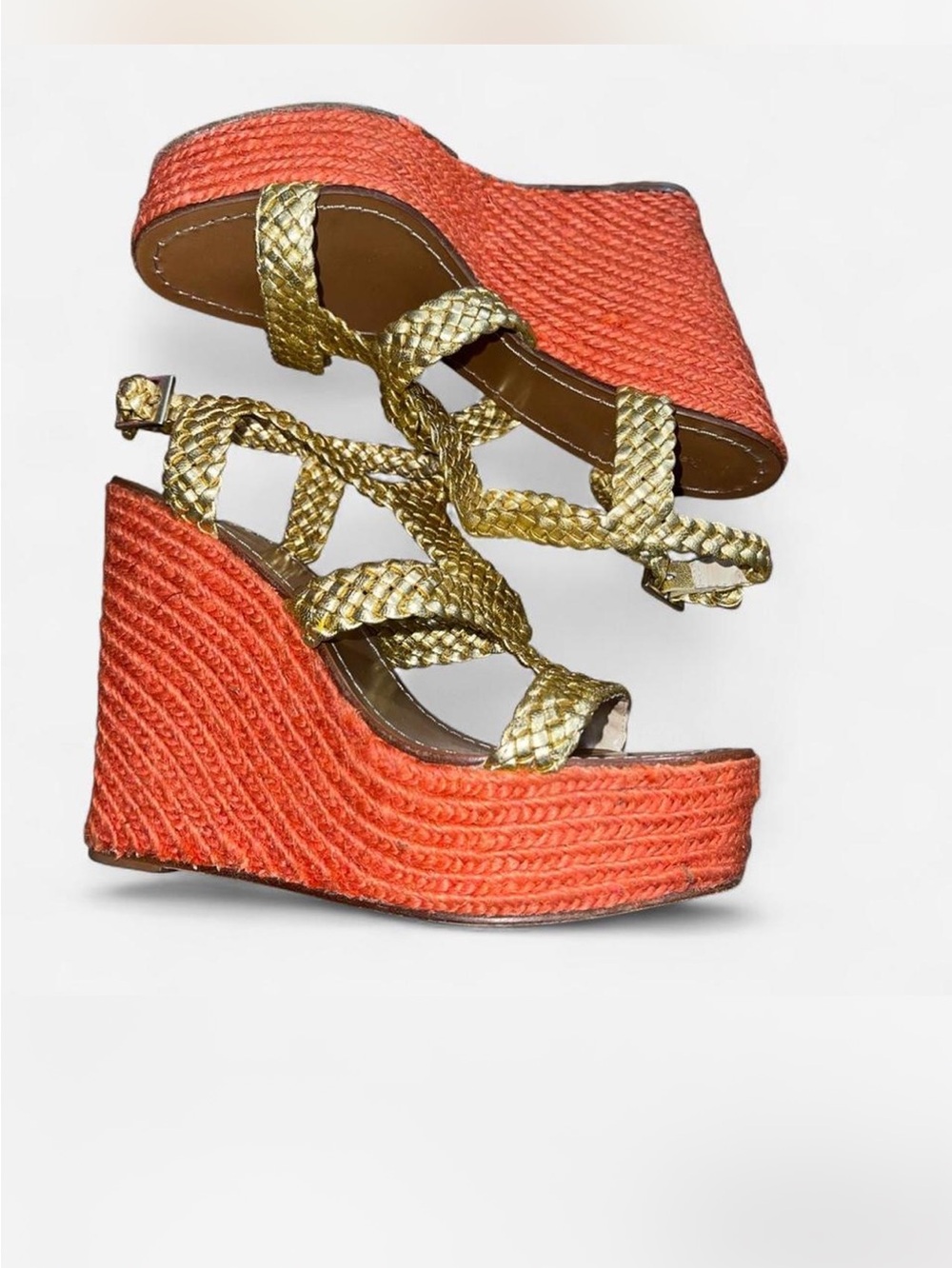 Kate Spade Summer Rafia Wedges - Picture 2 of 8